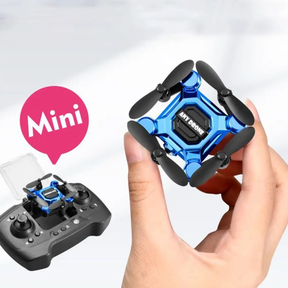 Plastikowy Mini Samolot Sterowany Pilotem, Latający Quadcopter z Obrotem, Dron Sterowany Pilotem z Kamerą, Przenośny