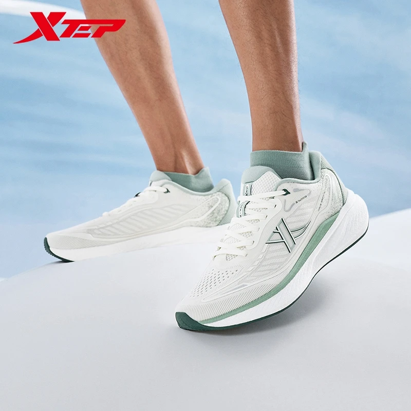 Xtep Dynamic Foam Running Shoes For Men 2024 Autumn Cushioning Sports Shoes Breathable Sneakers 876319110009