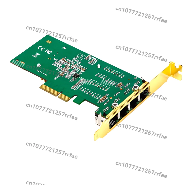 I350 Chip PCIE خادم كهربائي جيجابت بأربعة منافذ