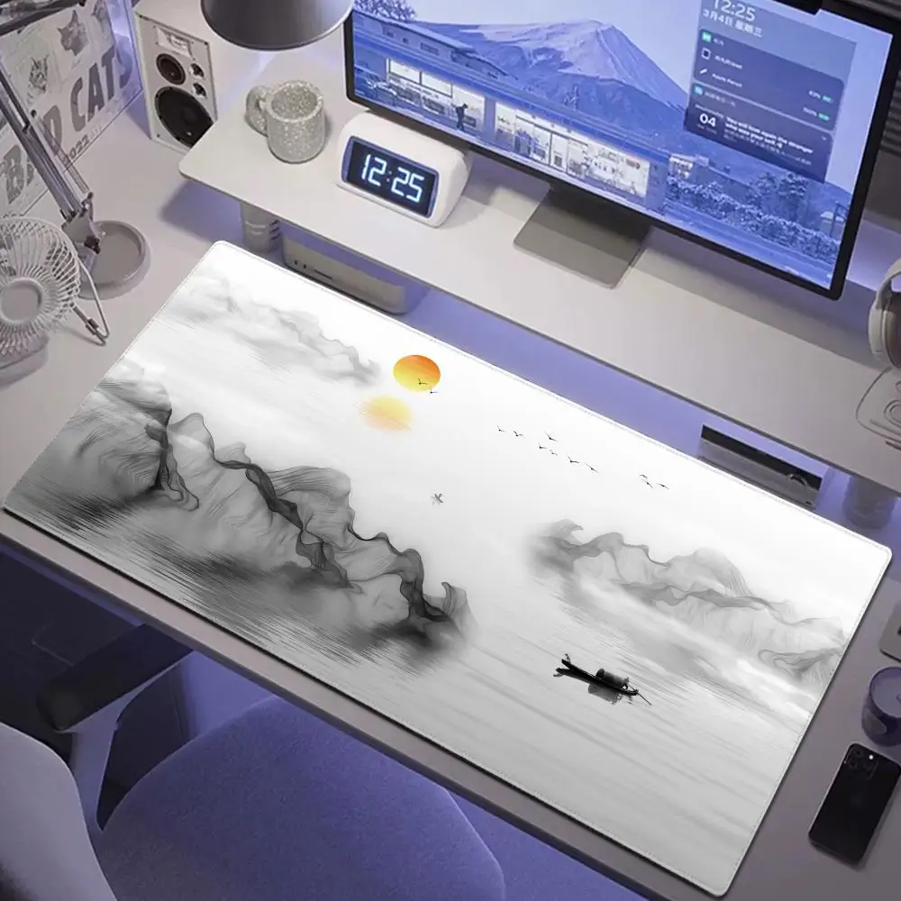

Mouse Pad Chinese Large Gamer Mousepad Desk Mat XXXL Mouse Mats 31.4x11.8in Rubber Desk Pads Design Table Carpet Mousepads