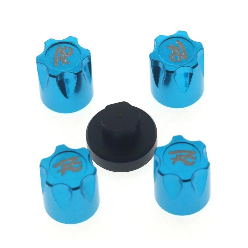 4PCS CNC Aluminum Alloy M4 Nut Wheel Rim Hat Cap for 1/10 RC Crawler TRX4 TRX6 D90 D110 SCX10 RC Drift Tamiya Yokomo HPI YD-2