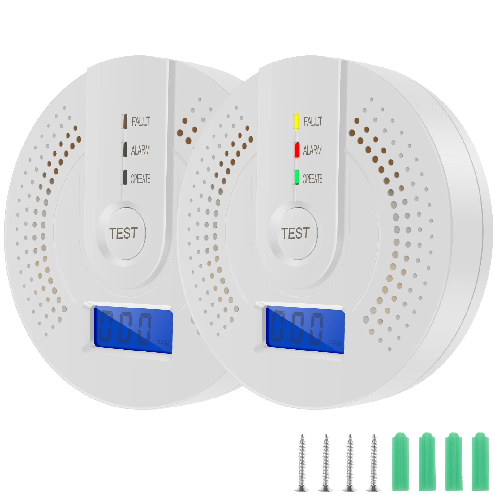 Unabhängiger CO-Alarmsensor, Kohlenmonoxid-Alarmmelder, hochempfindliche Warnung, LCD-Display, CO-Alarm mit UL2034 für den Heimtest – Detail 7