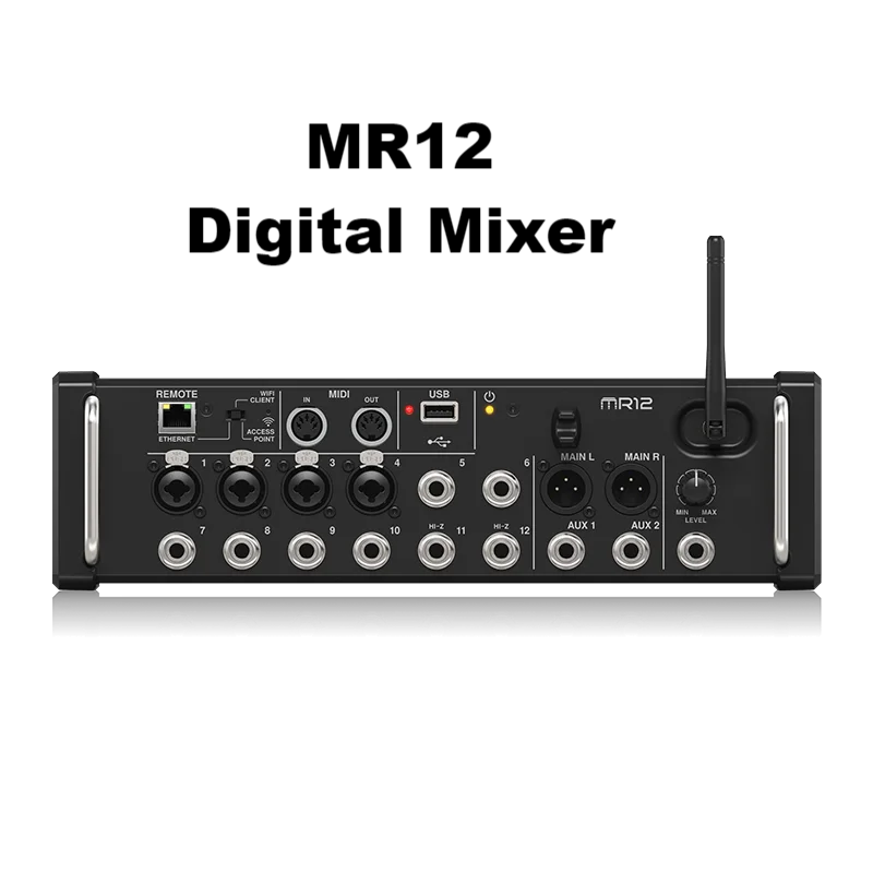 Hot SellerHigh Quality MR12 For Karaoke Small Digital Mixer Application Audio Mixer Supplier