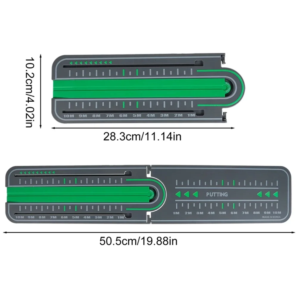 Golf Precision Distance Putting Drill Golf Putting Mat Green Putting Practice Pad Mini Training Putter Aids Golf Accessories