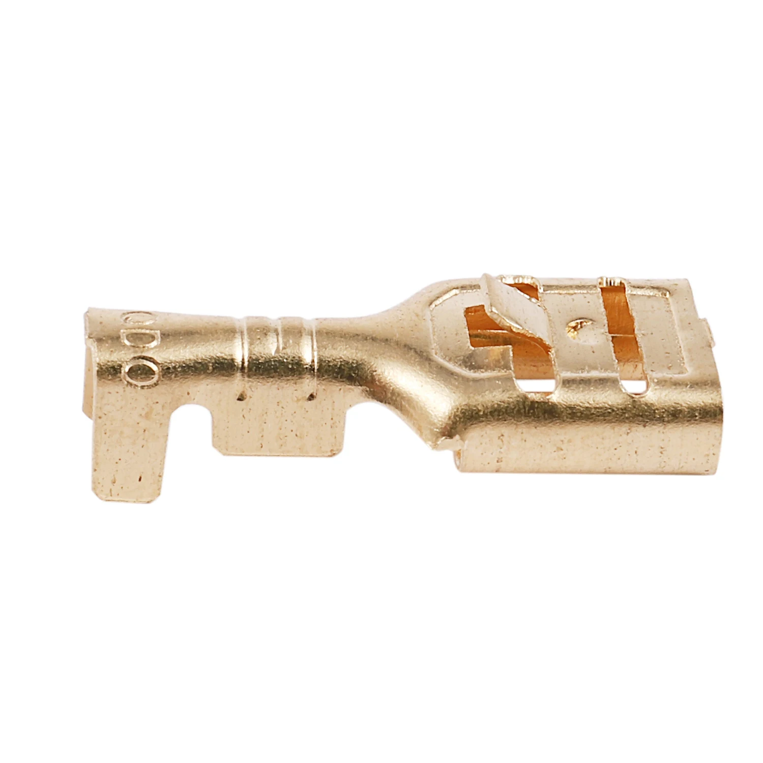 Fashion Brass 6.3 mm Connectors Female Spade Cable Terminals, 20 Piece