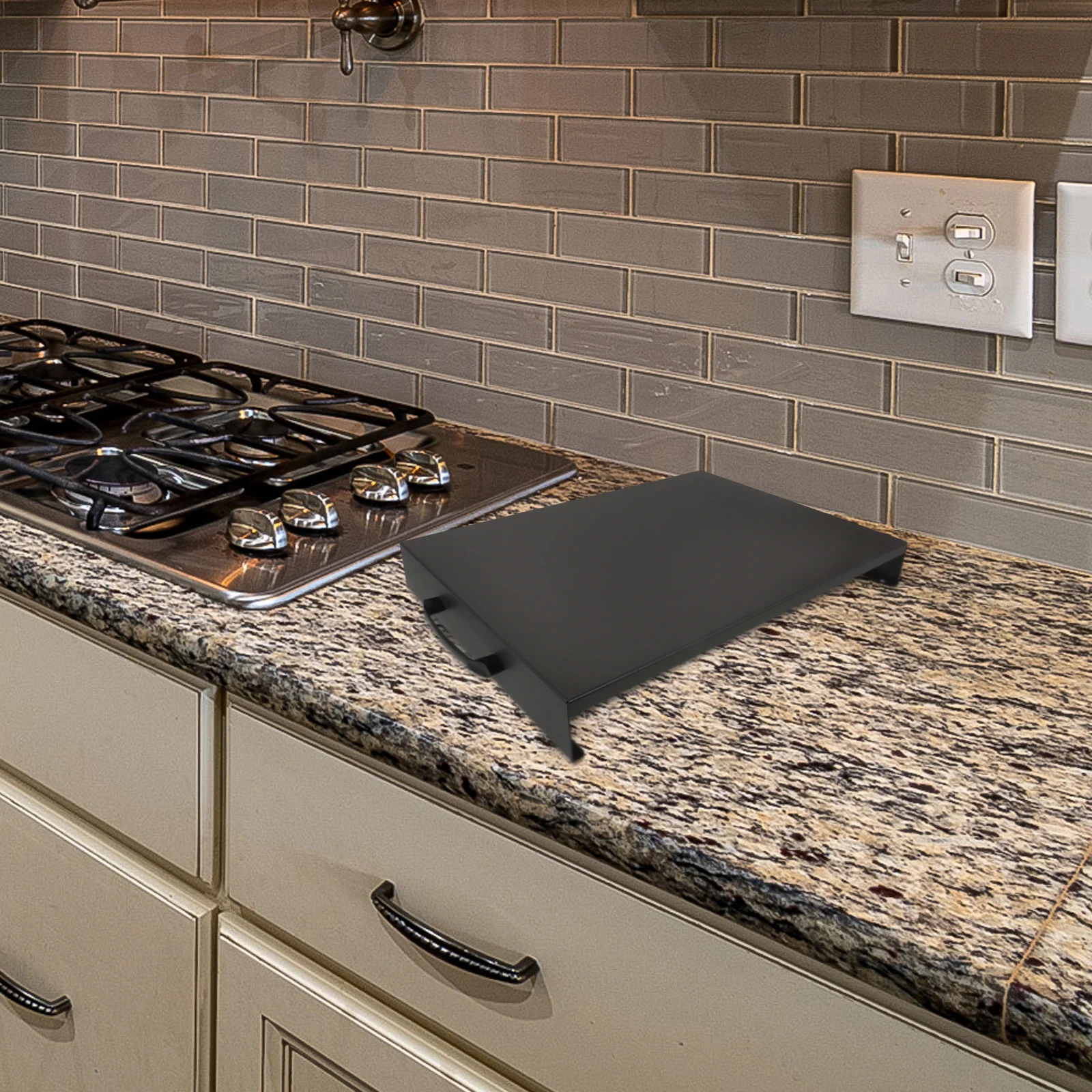 

Non-Slip Gas Stove Cover Board Sturdy Kitchen Storage Countertop Stand Induction Cooker Bracket Reusable Stovetop Organizer