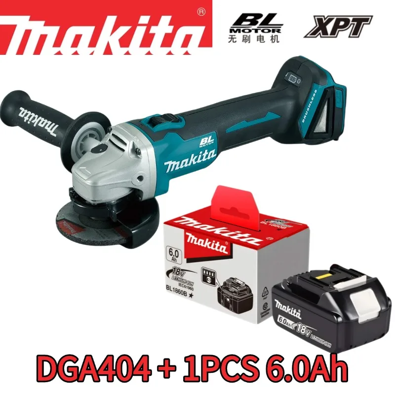 Originele Makita DGA404 100 mm slijpmachine 8500 RPM 4,0 m/s2 Trillingscontrole 80 dB Geluidsarme Power Match AC Tools Professioneel gebruik