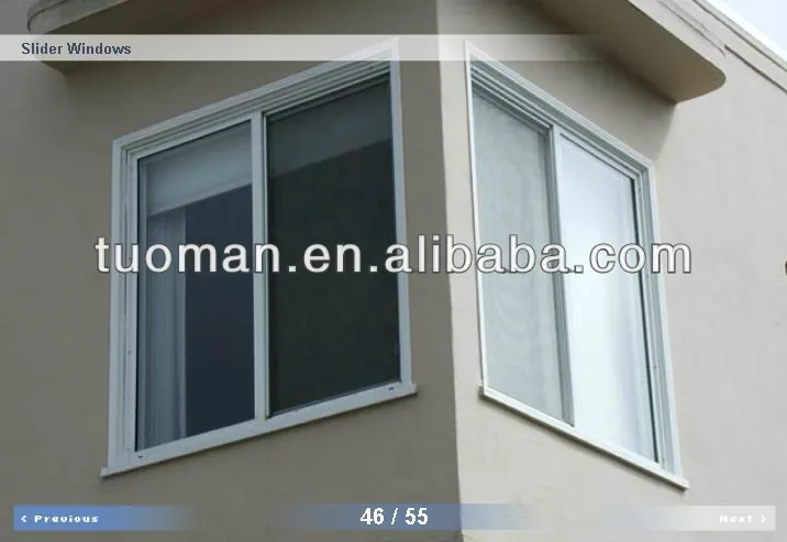 Aluminum And Glass Windows With TOMA Latest Design Aluminum Sliding House Window