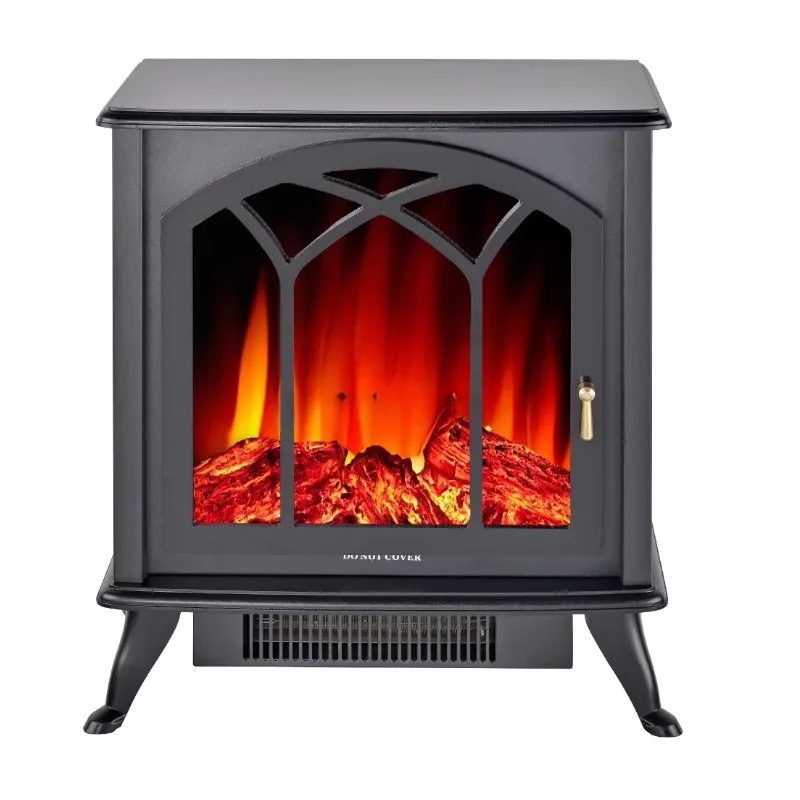 

1800W Classical Freestanding Electric Fireplace – Portable for Flexible Use
