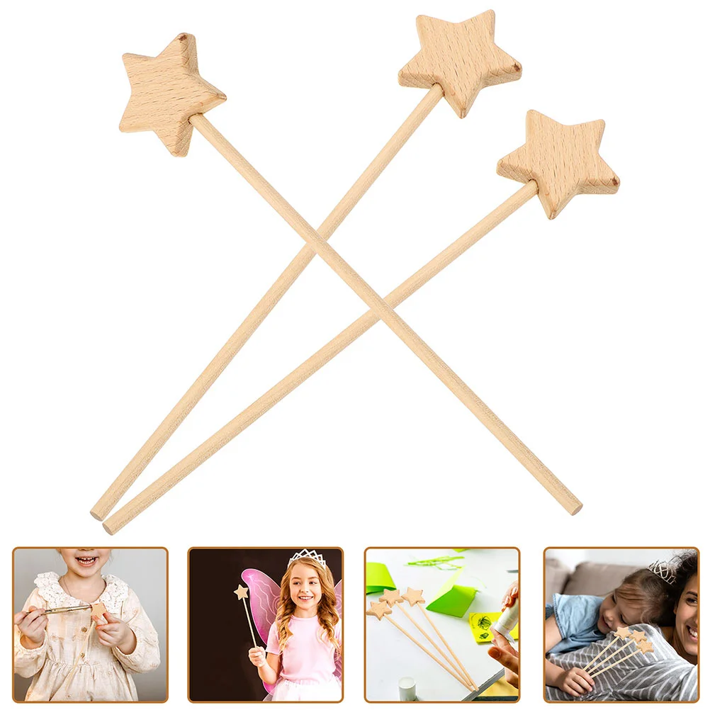 12 Pcs Craft Sticks Bulk Fairy Room Decor Graffiti Colored Blank Wood Unfinished Painting Creative Baby