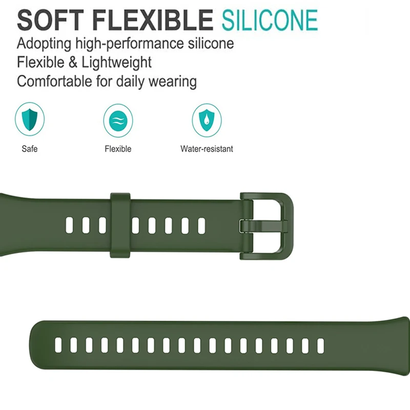 Silicone Watch Band For Huawei Band 8 Strap Replacement Strap For Huawei Band8 Strap Bracelet Watchband Accessories