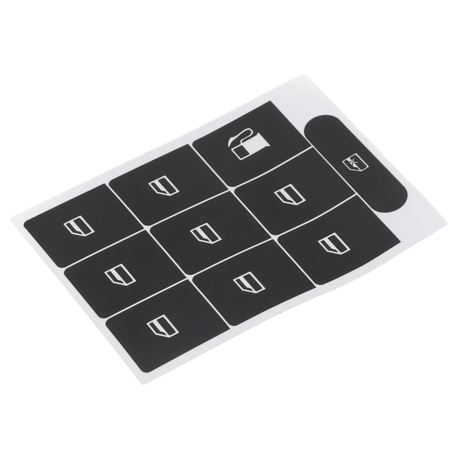 1Set Window Buttons Stickers Button Repair Decal Sticker For GOLF MK5 ForPASSAT B6 Automotive Interior Stickers