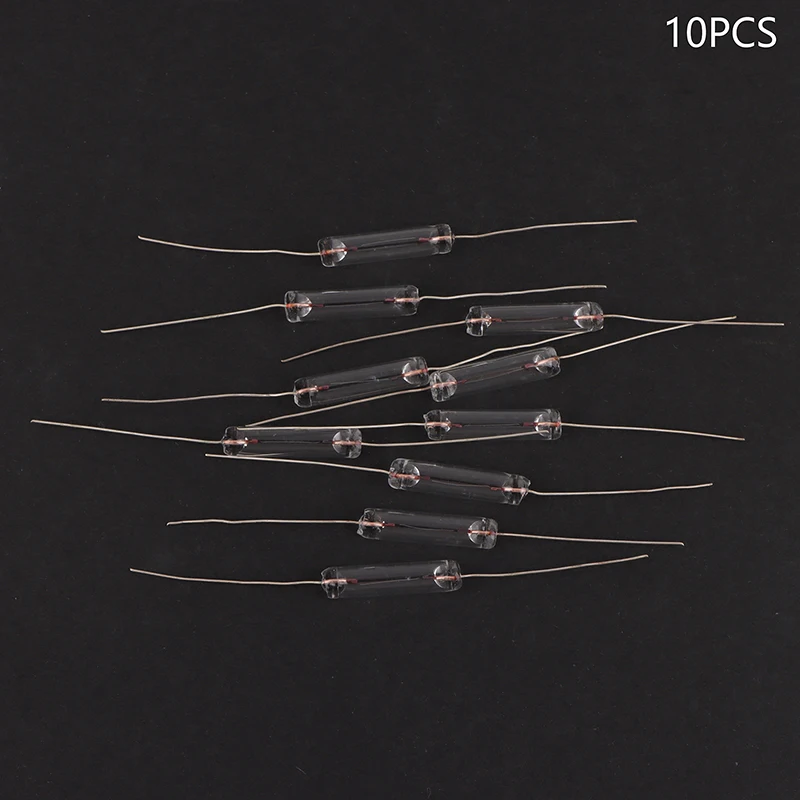 

10pcs New Axial Lamp Original Incandescent Bulbs 12V 100mA With Lead Fit VU Meters Reel-to-reel Tape Recorders