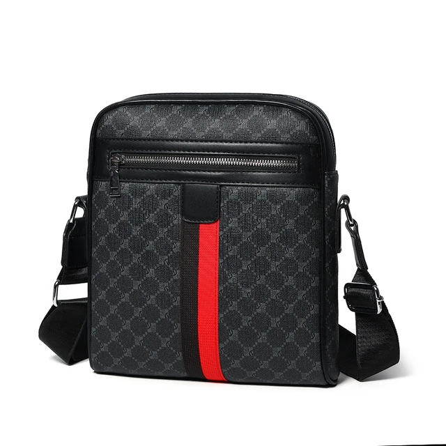 Projektant Duża torba na ramię dla mężczyzn Torby skórzane Casual Man Messenger Bag Męska luksusowa torba na ramię Fashion Business Shoulder Bag