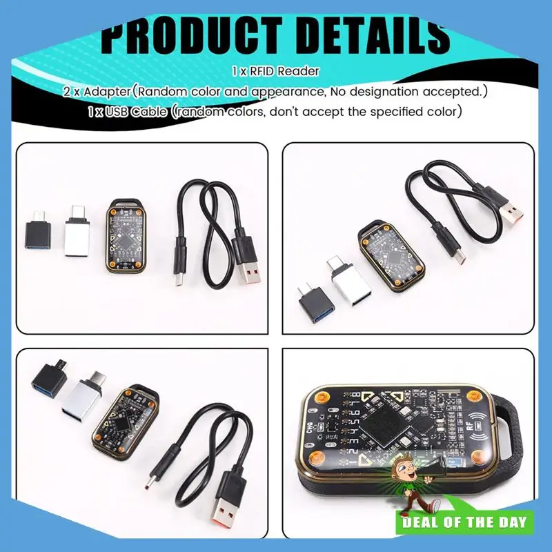 24-Hour Delivery Upgrade Chameleon Ultra Smart Card Emulator+T5577 Keychain RFID Smart Chip Reader 125K 13.56M ID IC Card NFC Du