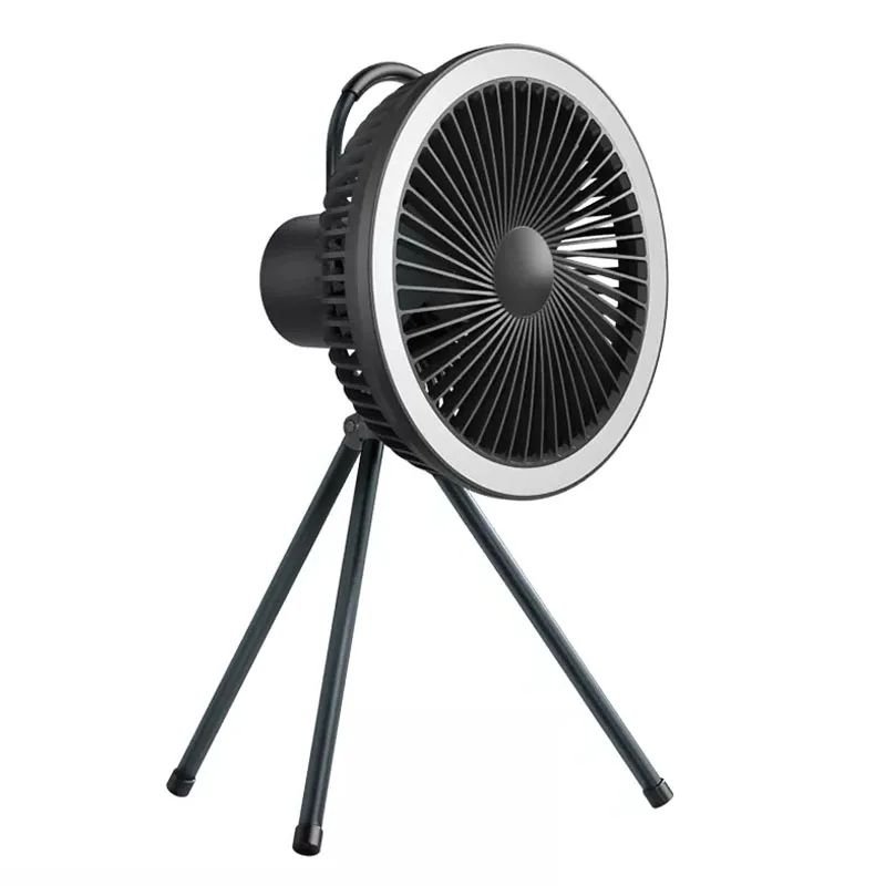 Hebron New Product Outdoor Electric Heater Fan For Camping Tent Camping Fan Folding Mini Portable Electric Fan