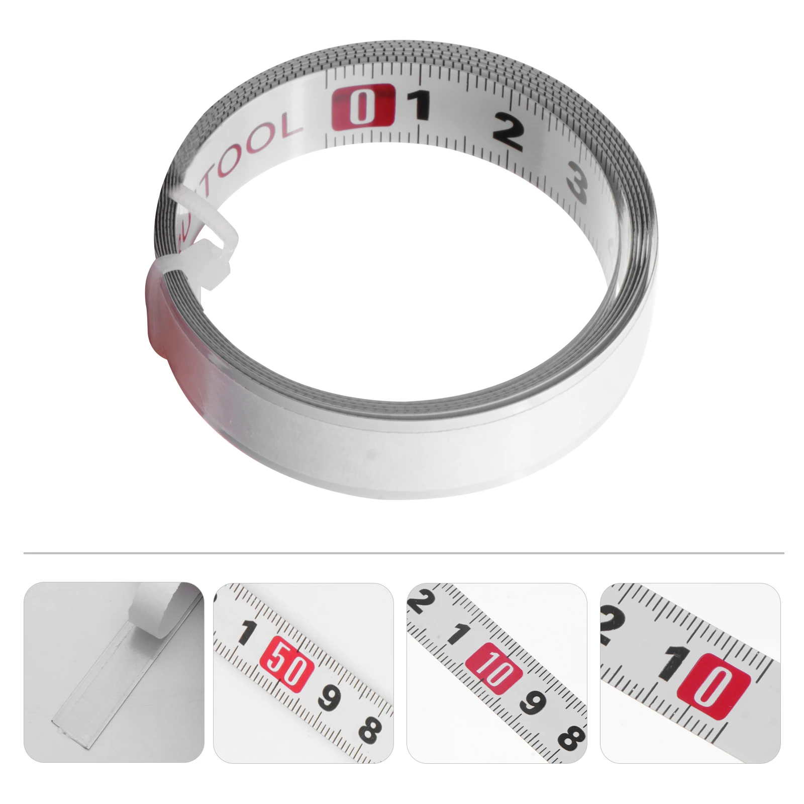 

3M Self Adhesive Tape Measure Metric Ruler Scale Stick Straight Edge Sticker Fitness Steel Woodworking Tools Miter Track
