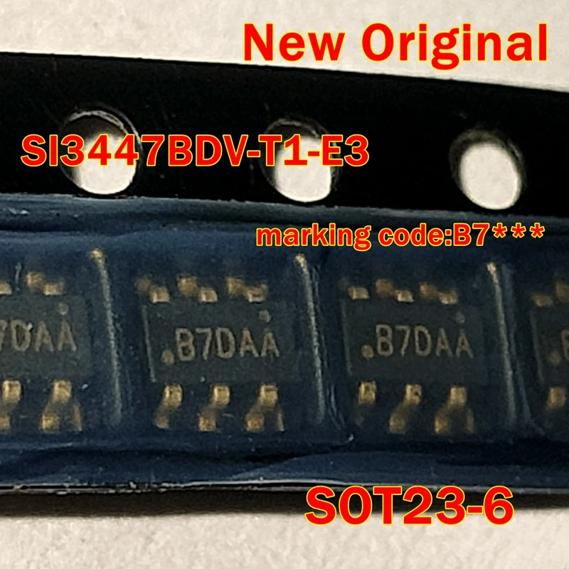 

1pcs to 100pcs SI3447BDV-T1-E3 SI3447BDV SOT23-6 New Original marking code:B7*** P-Channel 12-V (D-S) MOSFET