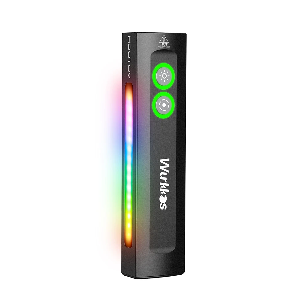 Imagem -04 - Wurkkos-lanterna Multifuncional Edc Hd01 1200 lm com Luz uv 365nm Inundação Branca 90cri Luzes Led Rgb Laterais Ip65 Impermeável