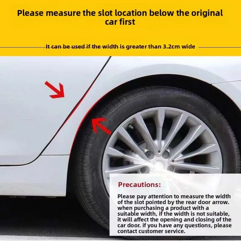 1.5 متر العالمي بولي كلوريد الفينيل شريط عازل أقواس السيارات الجناح المتوسع حامي الشفاه السيارات قطعة من نسيج عجلة الحاجب المضادة للتصادم واقيات الطين قطاع