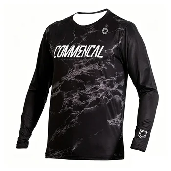 Kid TShirt Women Tee Boys Top Adults Children Parent Child Quick dry Men long sleeve T shirt Enduro Off Road MTB Cycling Tops 3