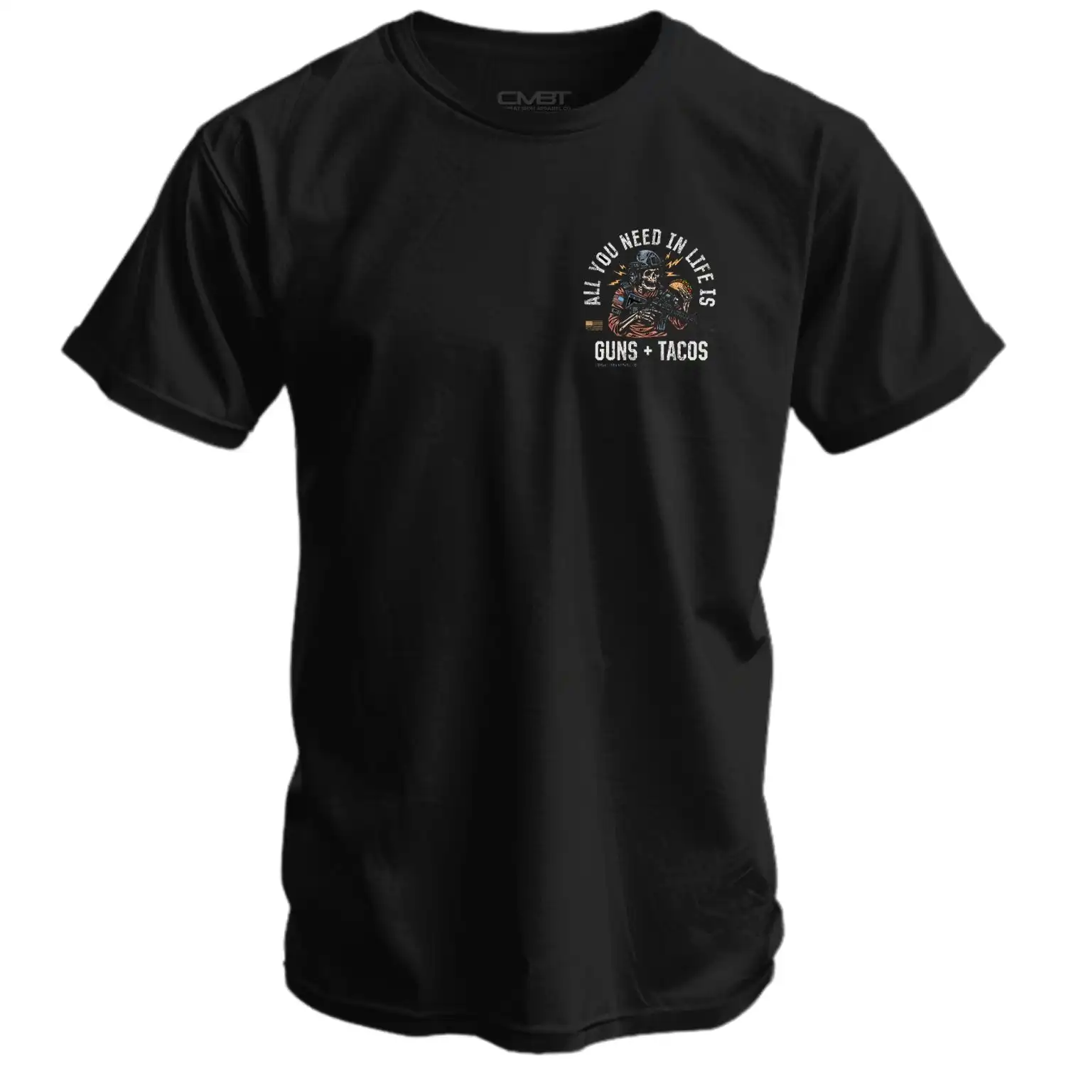 All You Need in Life Is Tacos Men's T-Shirt - Combat Iron Military T-shirt - Suitable for Sports Wear Pure Cotton image 3