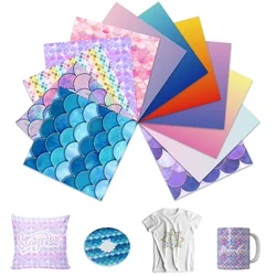 XFX Transfer Heat Ink Sheet Mermaid Heat Transfer Paper 12X12