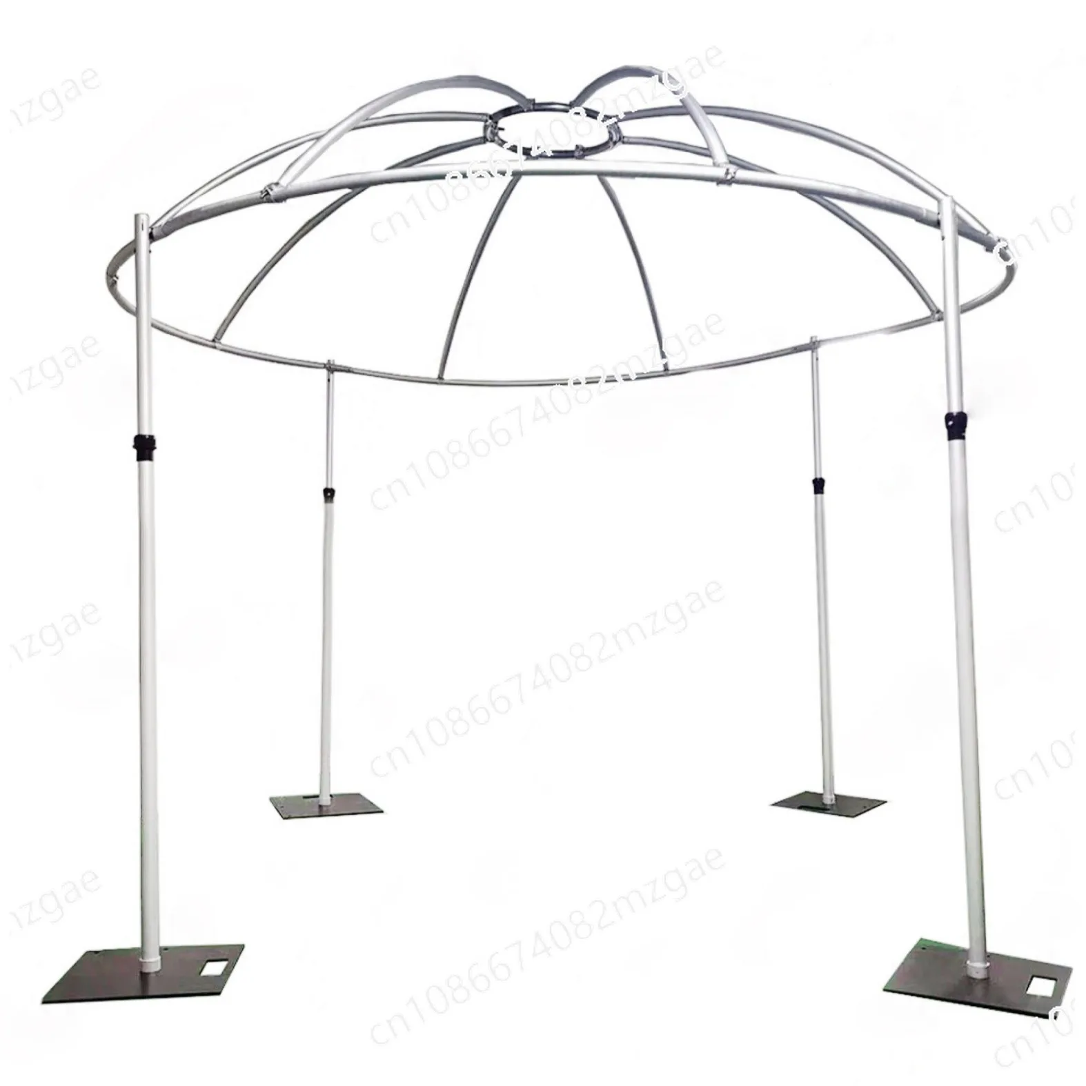 

Aluminum adjustable 3 * 3 meters dome dome birdcage wedding background telescopic frame