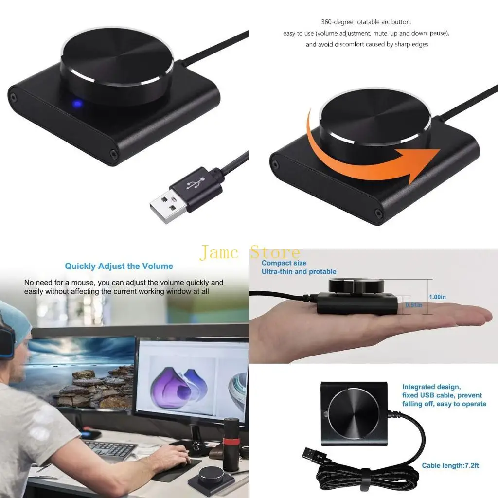 

LX0B Ручка дистанционного управления громкостью звука с функцией отключения звука для XP / Vista