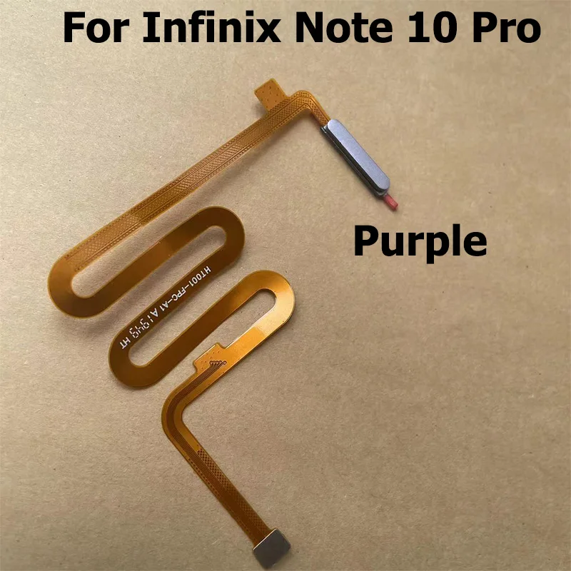 Home Button Touch ID Fingerprint Sensor Connector Flex Cable For Infinix Note 10 Pro X695