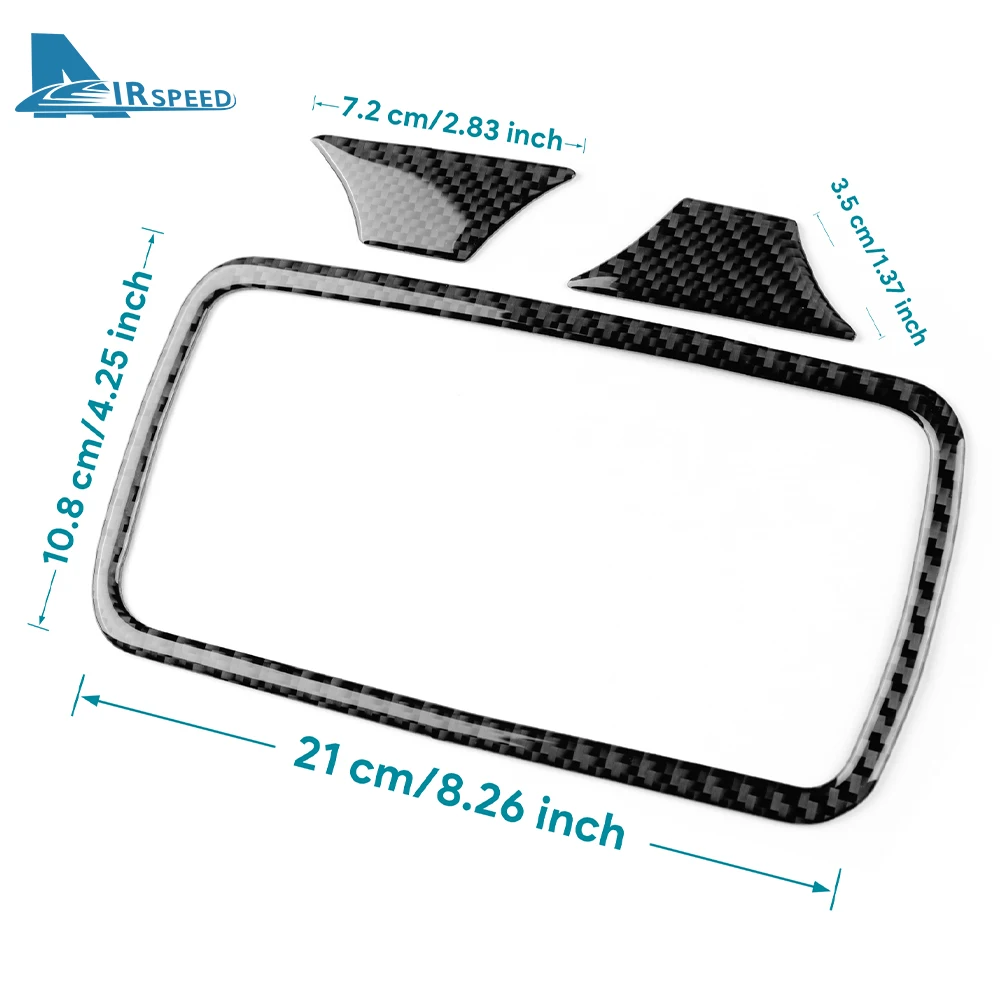 For Toyota RAV4 XA50 2019-2025 LHD RHD Real Soft Carbon Fiber Sticker Front Rear Drain Cup Holder Cover Car Interior Accessories