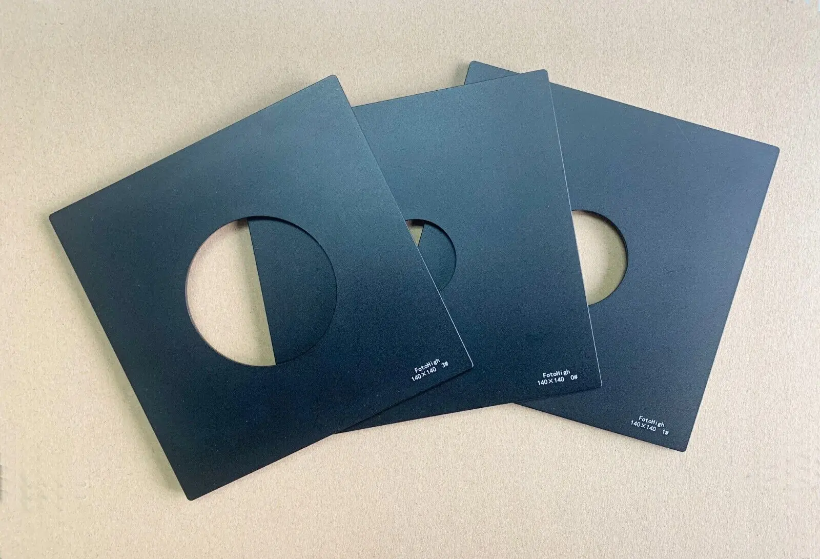 Placa de Lente de Metal Proscope para Sor Horseman 140×140 mm Compur Cobre 3