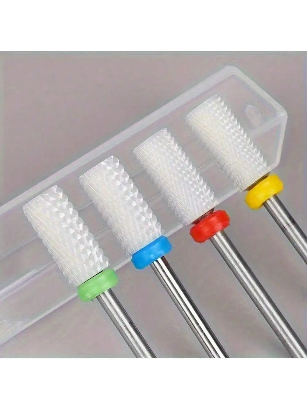 1 أو 5 قطعة كربيد السيراميك التنغستن مسمار مثقاب الخشب لآلات الحفر الأظافر للحفر الكهربائي مانيكير ملحق قاطعة المطحنة #6