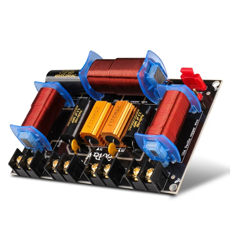 BAAY مكبر صوت احترافي كروس 3 اتجاهات مقسم مكبر صوت 200-500 وات 45 هرتز - 23 كيلو هرتز 3 وحدة صوت للمسرح المنزلي