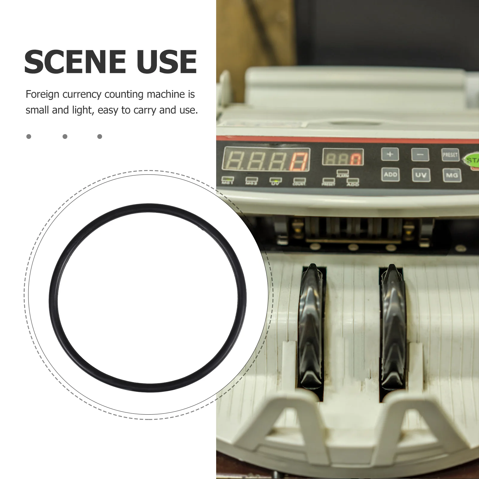 Money Counting Machine Accessories Part Electric Belt Loop Electrical Tool Belts Skin