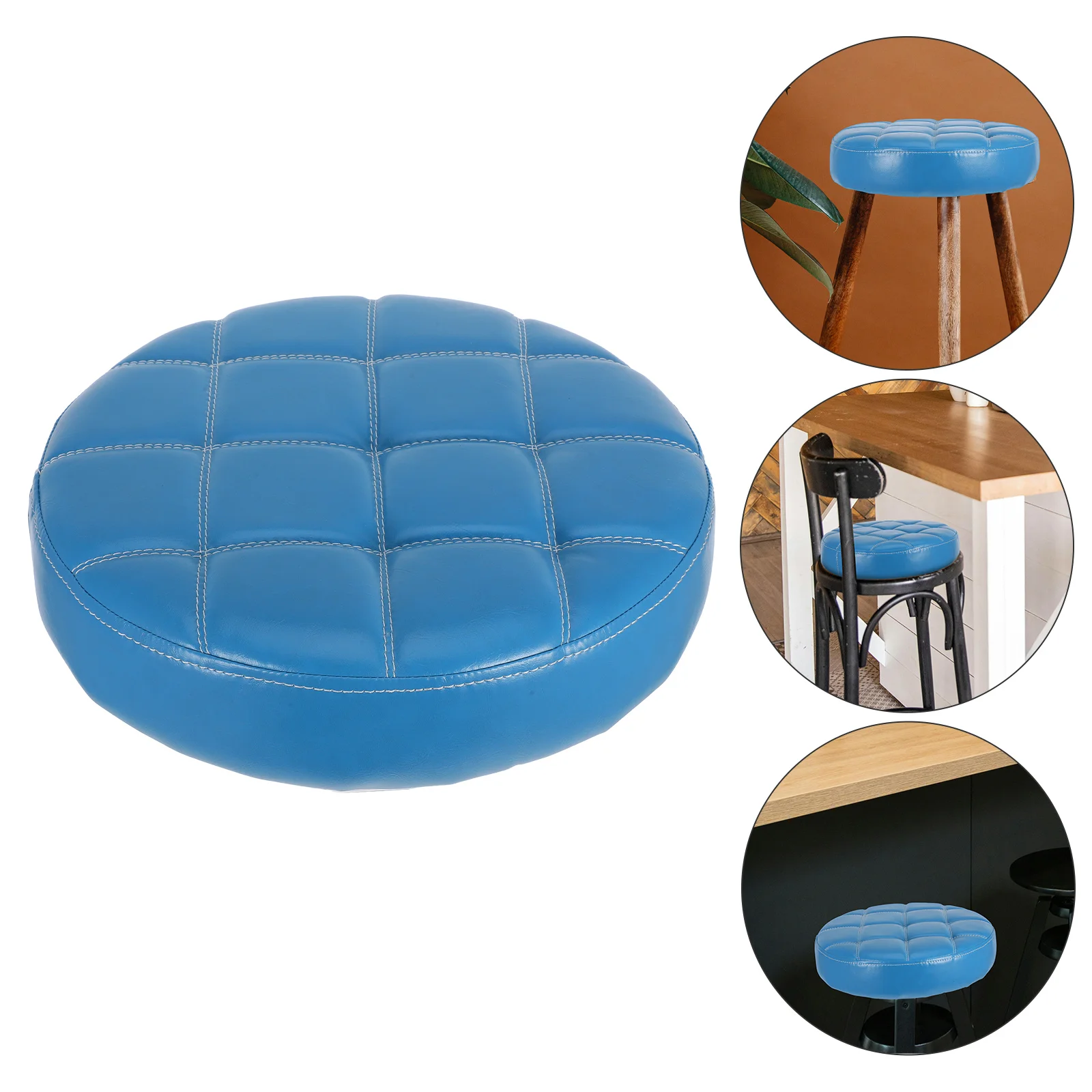 

Chair Panel Seat Cushion Stool Round Bar Repair Part Replacement Seating Foam Surface Pu