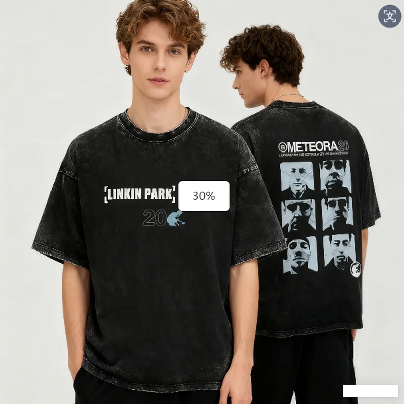 

Hip Hop Deftones Men Women Plus Size Summer Washed T Shirt Vintage Print Cotton Tshirt Fashion Design Tee Streetwear Unisex Top