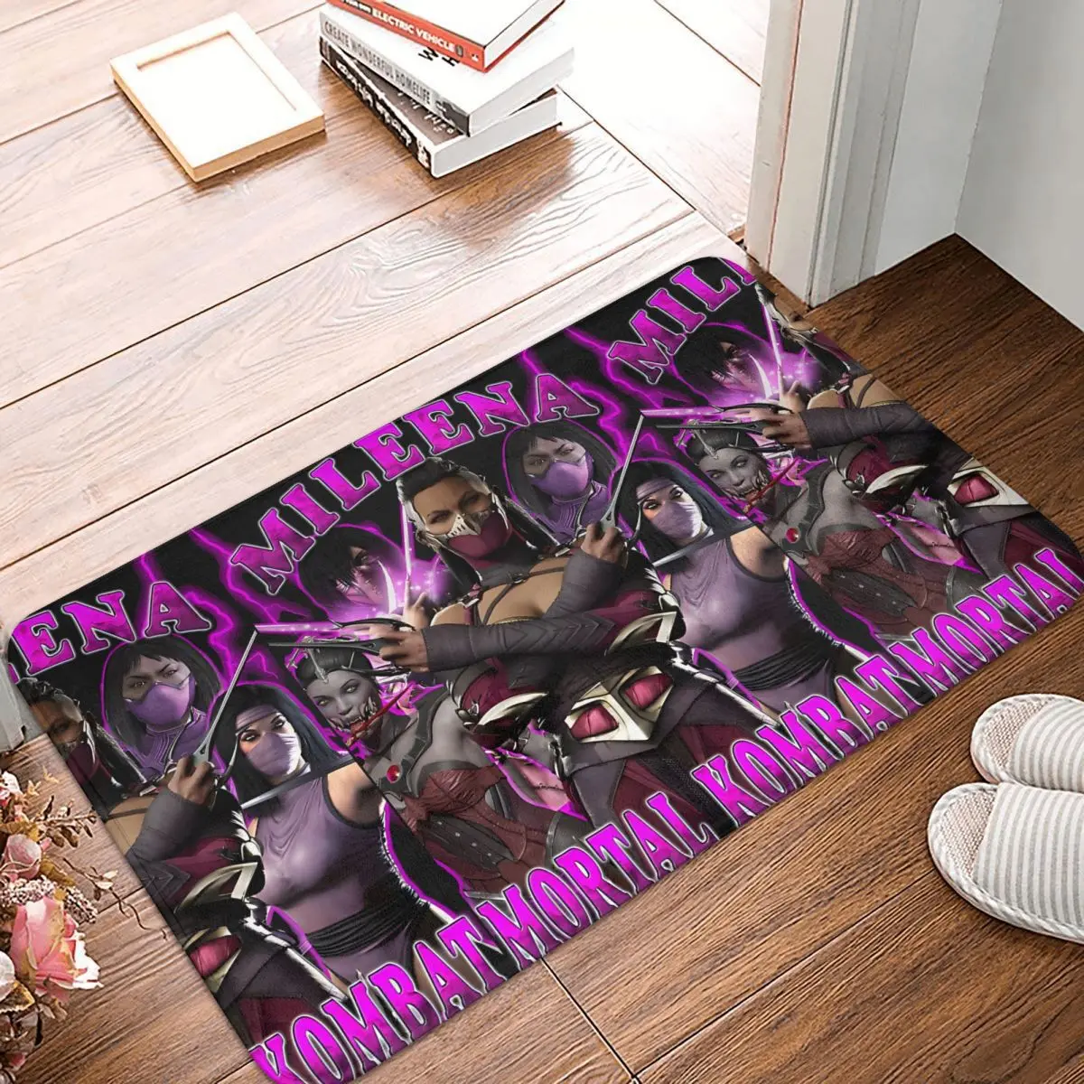 Mortal Kombat 1 - Mileena Anti-Slip Doormat Bath MatMortal Kombat Balcony Carpet Entrance Door Rug Indoor Decor