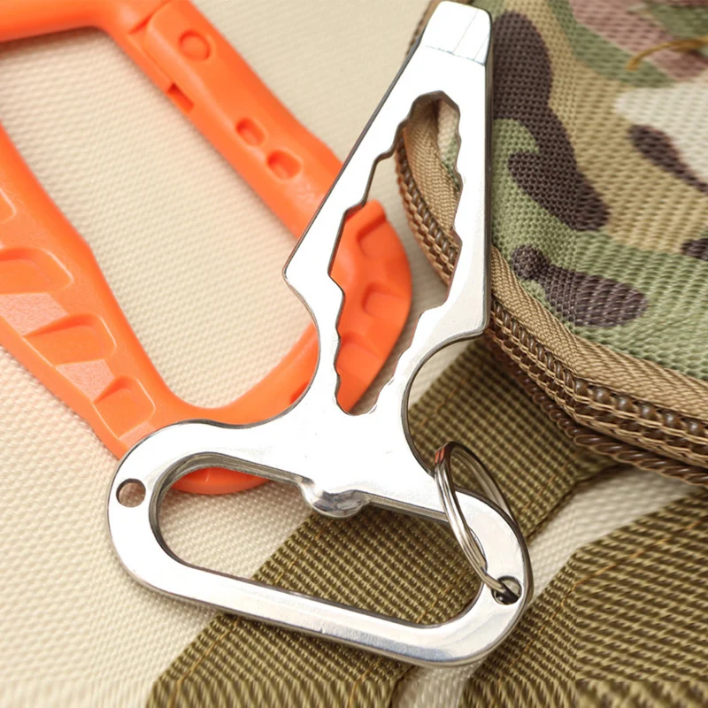 Herramienta EDC multifuncional acero inoxidable – autodefensa y camping - imagen 4