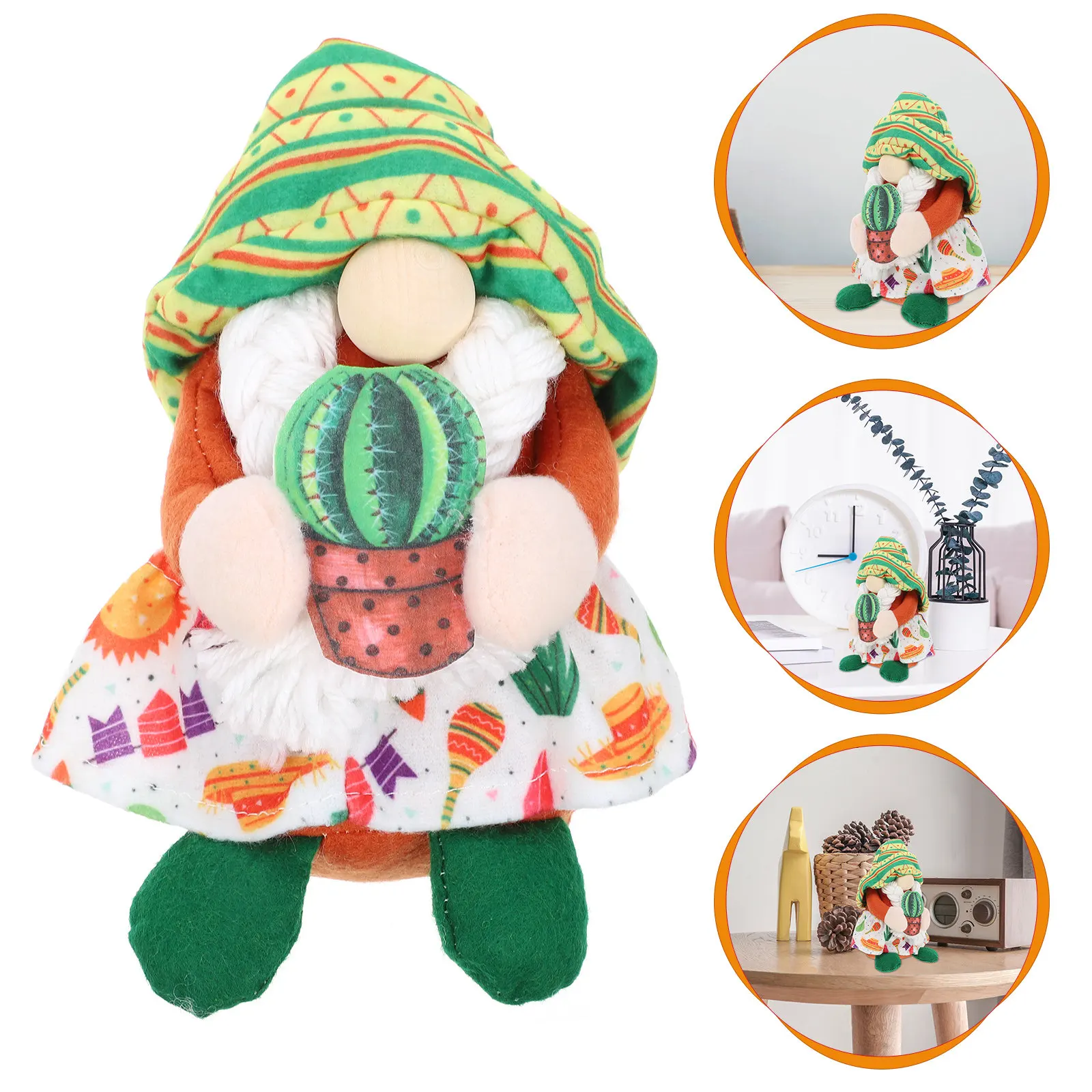 

Карнавальный мексиканский гном: креативный декор в виде карлика, уникальное украшение для дома, украшение для окна, идеально подходит для фотосъемки.