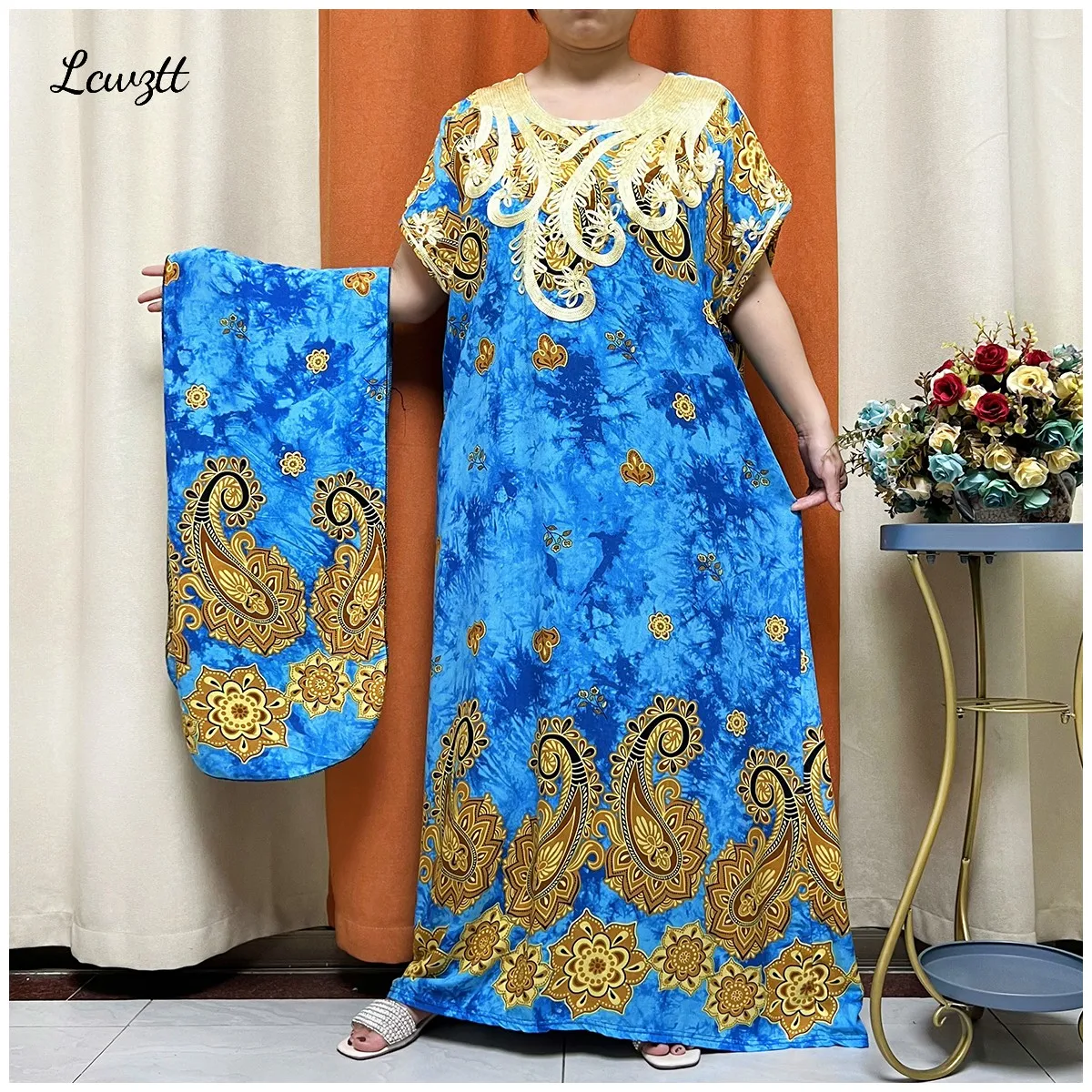 2024 Latest Hot Sale African Dress For Women Muslim Abaya Dubai Turkey Muslim Fashion Hijab Cotta Dress American Islam Clothing