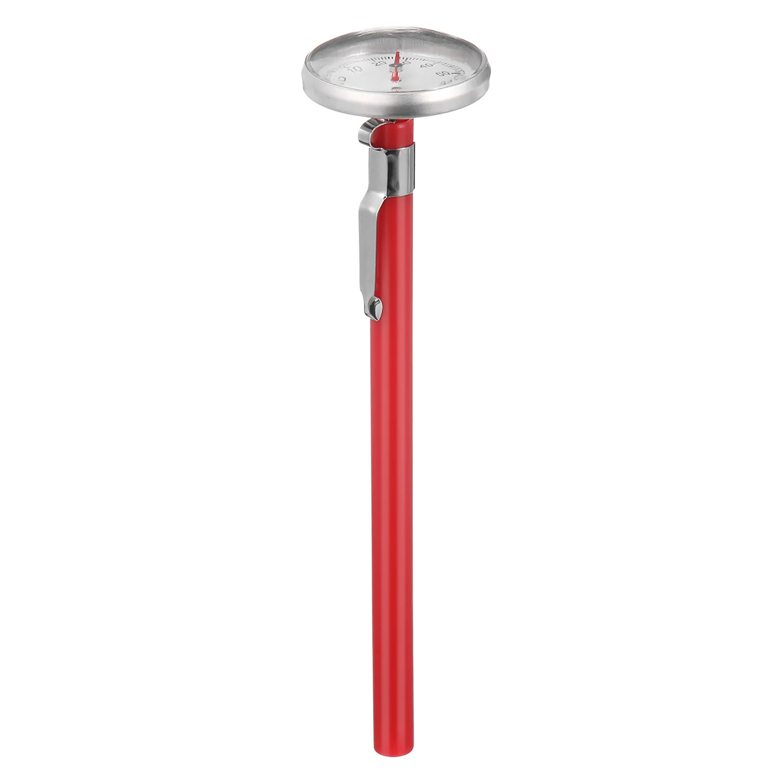 

Car Interior Decoration Red Clock Shape Mechanical Thermometer Mechanical Hygrometer for Car Air Conditioner Auto Temperature