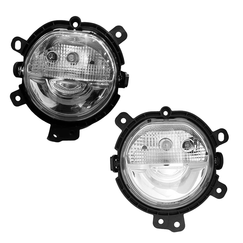 Car Front Bumper LED Headlight Fog Light Lamp For BMW Mini Cooper F55 F56 F57 2014-2019 Driving DRL Light