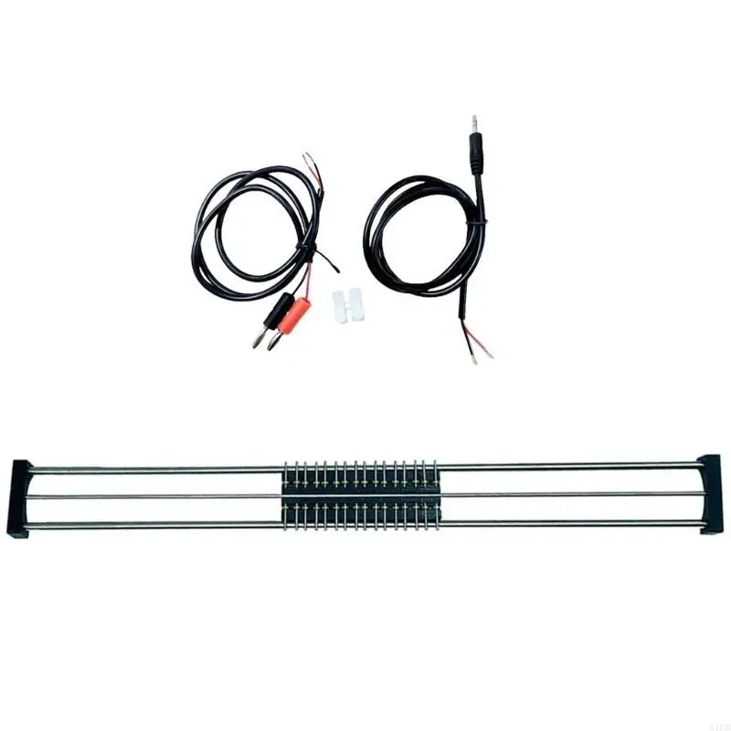 مسار قطار 50 سم 1/87 HO SCALE MODEL RAIRROAR TRACK TRACH TRACH مع 8 بكرات لعشاق جامعي #3