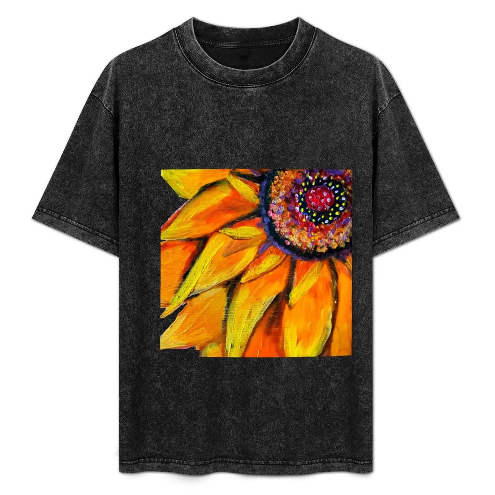 

Sunflower T-Shirt Casual Street Style Short Sleeve Tee