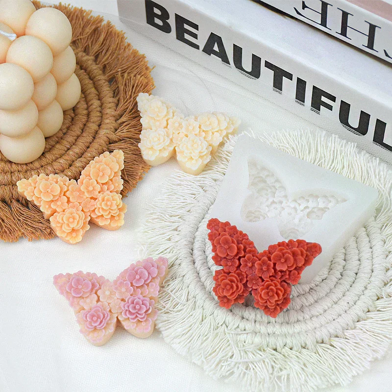 

Butterfly Silicone Molds Butterfly Gypsum Concrete Mould DIY Home Decoration Resin Mold Casting Aromatherapy Mould