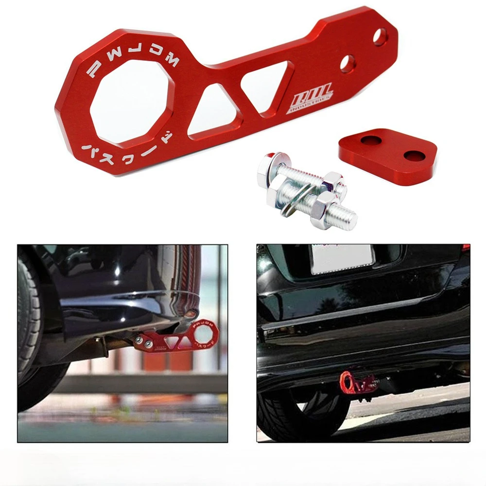 

Задний фаркоп в стиле JDM Racing, задний фаркоп из алюминиевого сплава для Honda Civic Fit Jazz Gk5