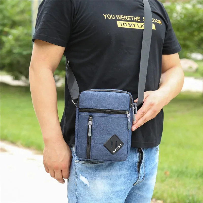 Suutop Heren Casual Anti-Diefstal Tassen Reizen Crossbody Tas Messenger Sling Draagtas Handtas Op Schouder Voor Mannen