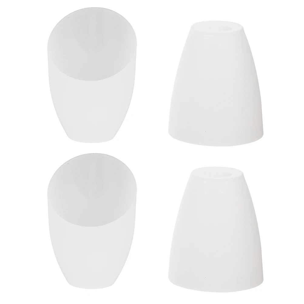 

4pcs Plastic Lampshade Delicate Light Cover Household Desktop Replacement Shades Chandelier Ceiling Lamp Dustproof