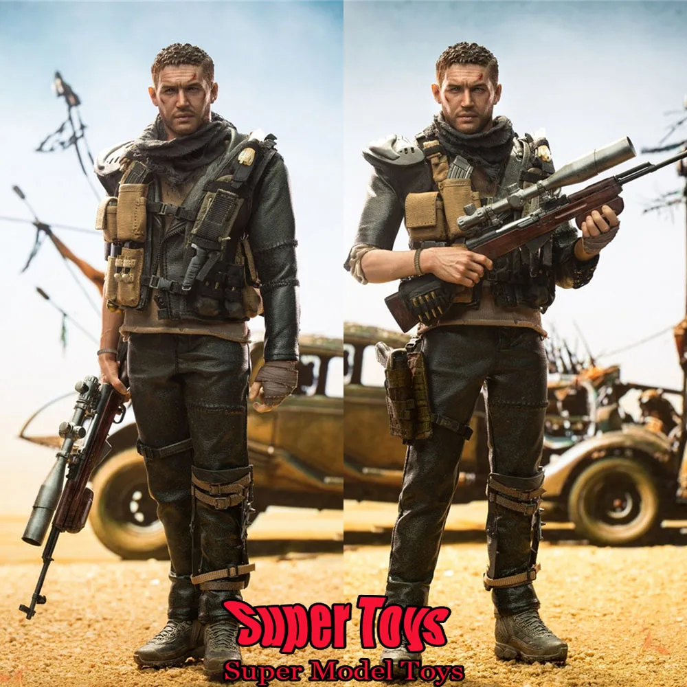 Wastland Game Mad Max Action Figure, Soldado Masculino, Tom Hardy, Conjunto completo, 12 "Action Figure Model, Presentes para Fãs, PT-sp56, Escala 1:6